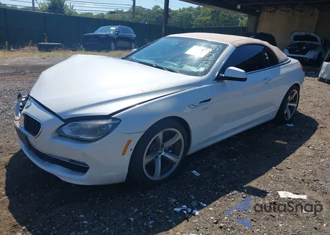 2012 BMW 650I xDrive из США, поврежденный, VIN WBALZ5C50CC619897